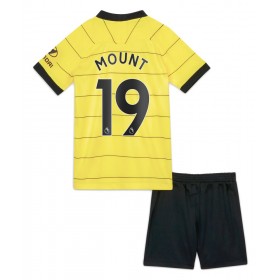 Jalkapallo Pelipaidat Chelsea Mason Mount 19 Lasten Vieraspaita 2021-2022 Lyhythihainen